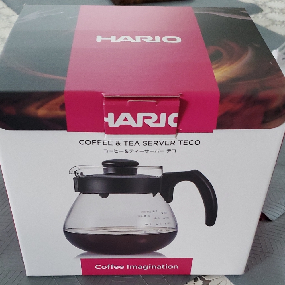 HARIO  Coffee & Tea Server Teco Clear Glass carafe